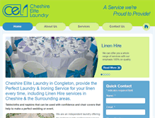 Tablet Screenshot of cheshireelitelaundry.co.uk